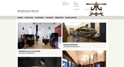 Desktop Screenshot of museudaciencia.pt